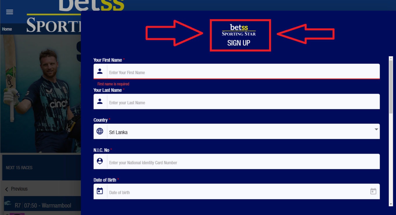 Betss.com login